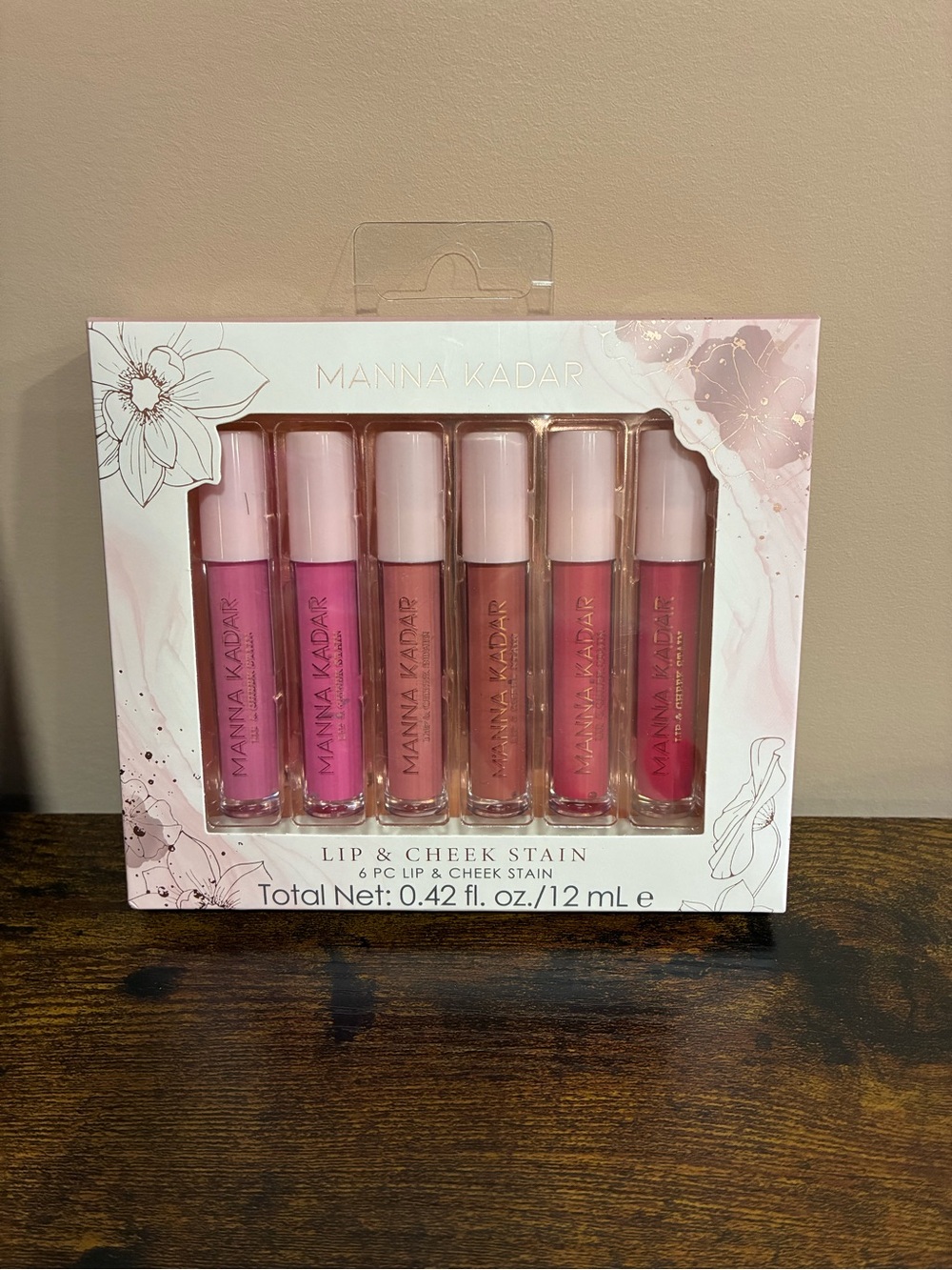 Manna Kadar Lip & Cheek Stain Set - Pink & Rose Shades